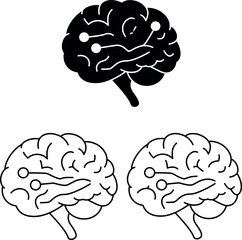 Ai brain circuitry neural network digital mind