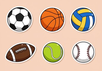 set of sports balls