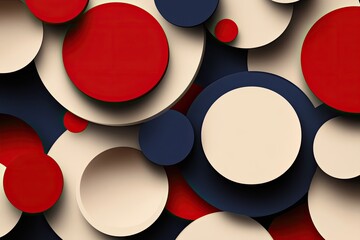 A dynamic abstract painting featuring a vivid array of colors and diverse shapes, creating a visually stimulating composition.