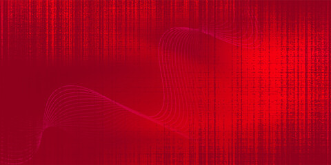 Dark Vivid Bright Trendy Background. Color Neon Rose Blurred Texture Illustration. Blood Neon Horizontal Lines Backdrop. Vibrant Bright Wavy Gradient Mesh. Red Vibrant Blank Wavy Gradient Mesh.