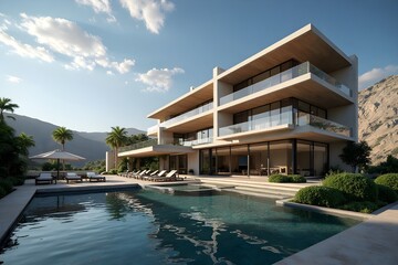 swimming pool in hotel