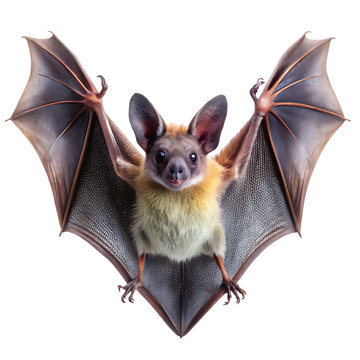 Bat Isolated on White Background