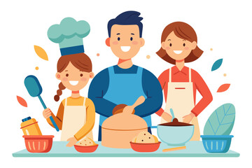 Ideal for educational content, parenting blogs, recipe books, and family-themed advertisements.