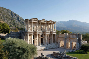 Fototapeta premium explore majestic wonders of ancient architecture where history whispers through stone