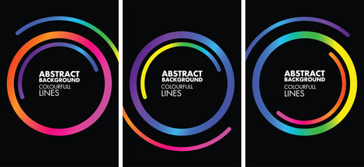 colorfull abstract lines background, gradients line, rainbow colors, rainbow color line