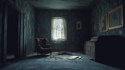  Person finding a secret diary in an abandoned house (2)