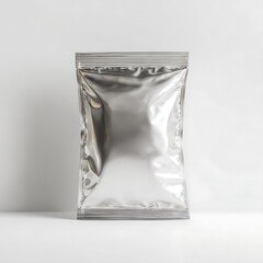 Plastic sachet pouch doypacks food coffee zip package zipper silver transparant color, foil standing bag advertising presentation realistic vector mockups