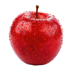 Close-up of a glossy red apple (3)