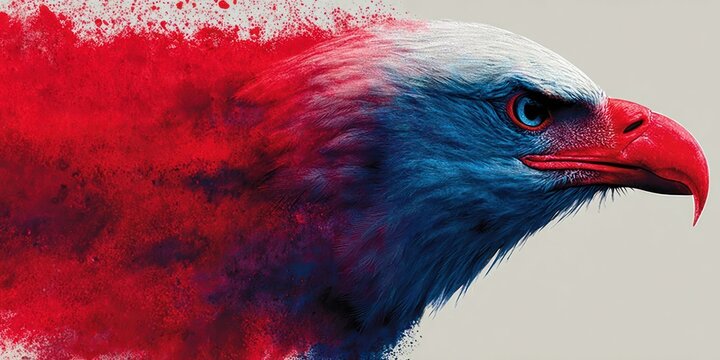 Poster design template for a national celebration of freedom