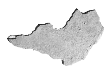 Hole concrete wall isolated transparent background PNG macro