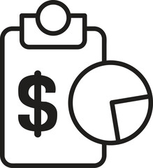 Dollar Icon Cash Coins Money Management Financial Growth Concept Design Vector Illustration