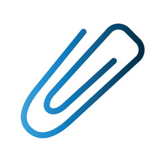 Paperclip icon design template