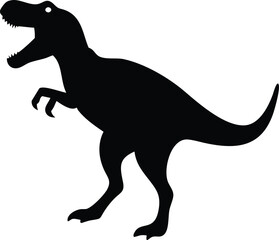 dinosaur silhouette vector