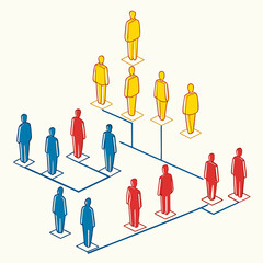 Social Network Connection – Digital Communication and Networking Concept with Connected People, Technology Links, Data Sharing, and Online Community Icons for Web and Business Use

