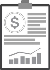 Dollar Icon Cash Coins Money Management Financial Growth Concept Design Vector Illustration