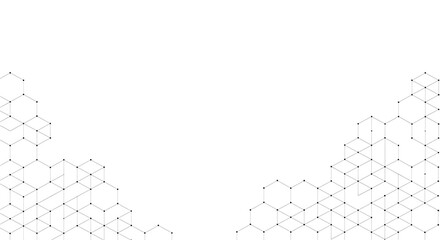 Abstract geometric pattern with interconnected cubes on white background for modern designs and innovative concepts graphic element