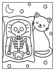 Halloween Coloring Page – Fun, Spooky, and Easy Designs for Kids and Adults | Ghosts, Pumpkins, Witches & More | Print
