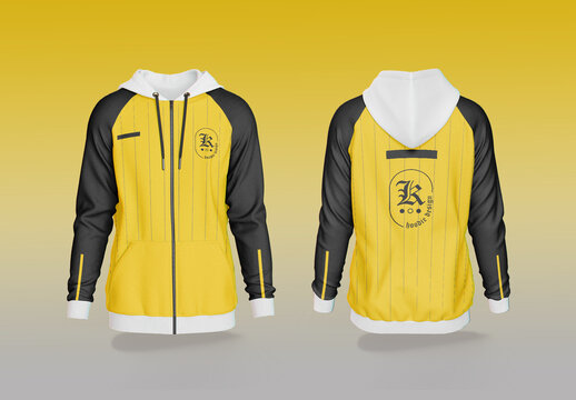 Custom Hoodie Design With Yellow Color