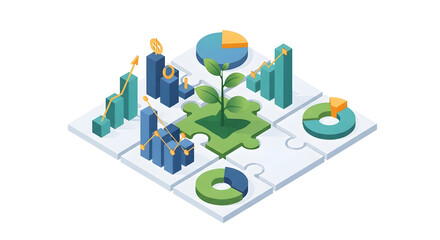 Gear and Jigsaw Puzzle Piece Interlocking Connection
