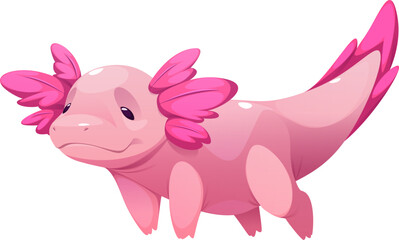 Cute Pink Axolotl