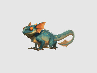 Naklejka premium Dragon illustration vector