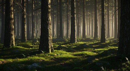 Fototapeta premium Botanical Realism: High-Detail Leaves, Plants, and Tree Imagery