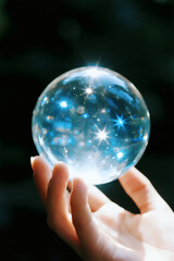 Light bulbs table lamps glowing balloons table decorations weddings festivals branding product mockup photo E-commerce marketing poster Background shooting scene Divination tarot magic crystal ball