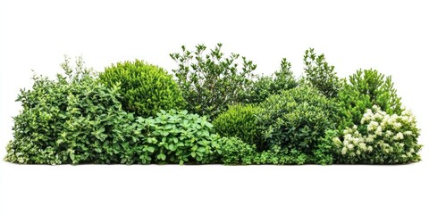 Fototapeta premium Bushes and shrubs plants vegetation landscape.