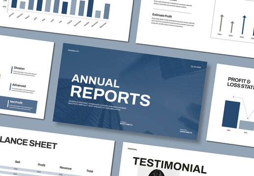 Annual Report Presentation Template