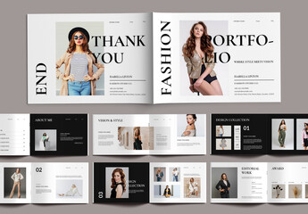 Fashion Portfolio Template Layout