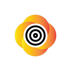 geometric line pattern creative logo work art design 