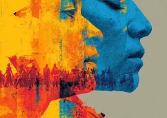 Social media poster design highlighting themes of human rights