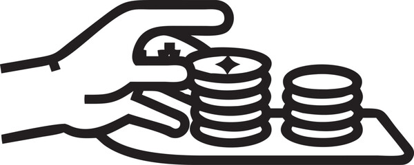 Silhouette of Person Gently Holding a Seedling with Transparent Background hands plant