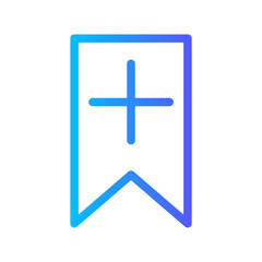 bookmark gradient icon