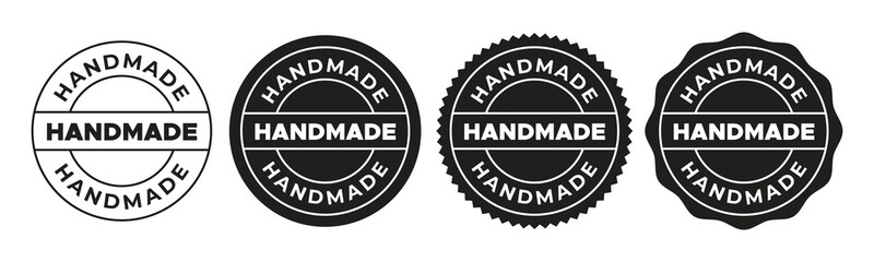 Handmade Product Vector Label Set