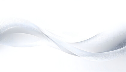Elegant abstract white and gray waves gradient background for presentations