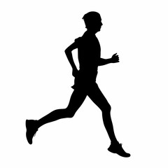 Morning Run Vibes – Dynamic Jogger Silhouette