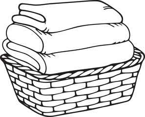 basket with bread