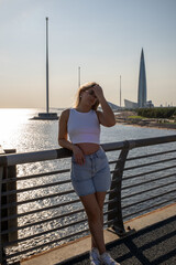 woman on the pier
