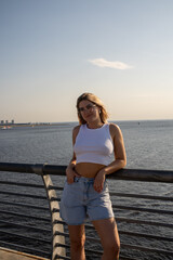 girl on the pier