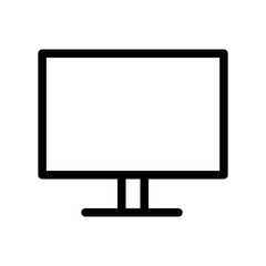 desktop computer line icon