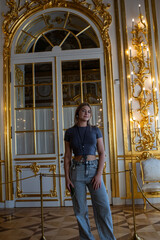 young woman in the city
