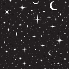 seamless pattern with stars
