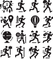 sport icons set