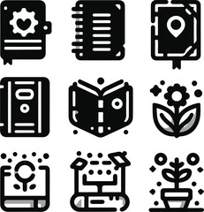 set of vector icons