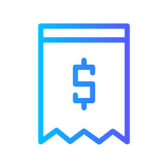 Fototapeta premium price gradient icon