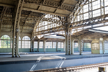 interior of an old building