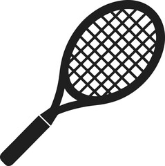 Solid Tennis Racket Sports Icon