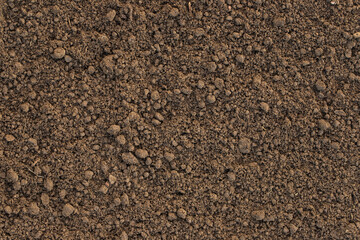 spring soil after digging, preparation for planting seedlings