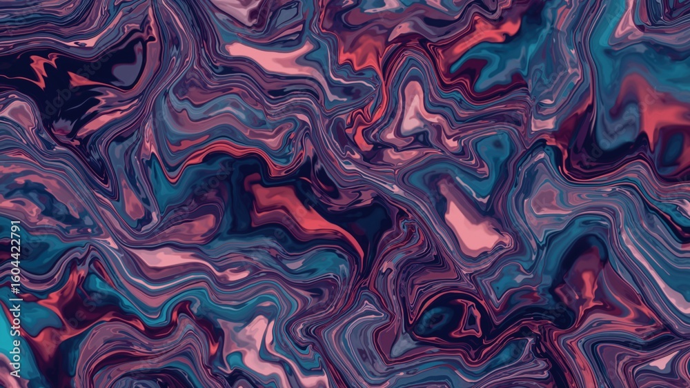 Wall mural blurred patterns in abstract design